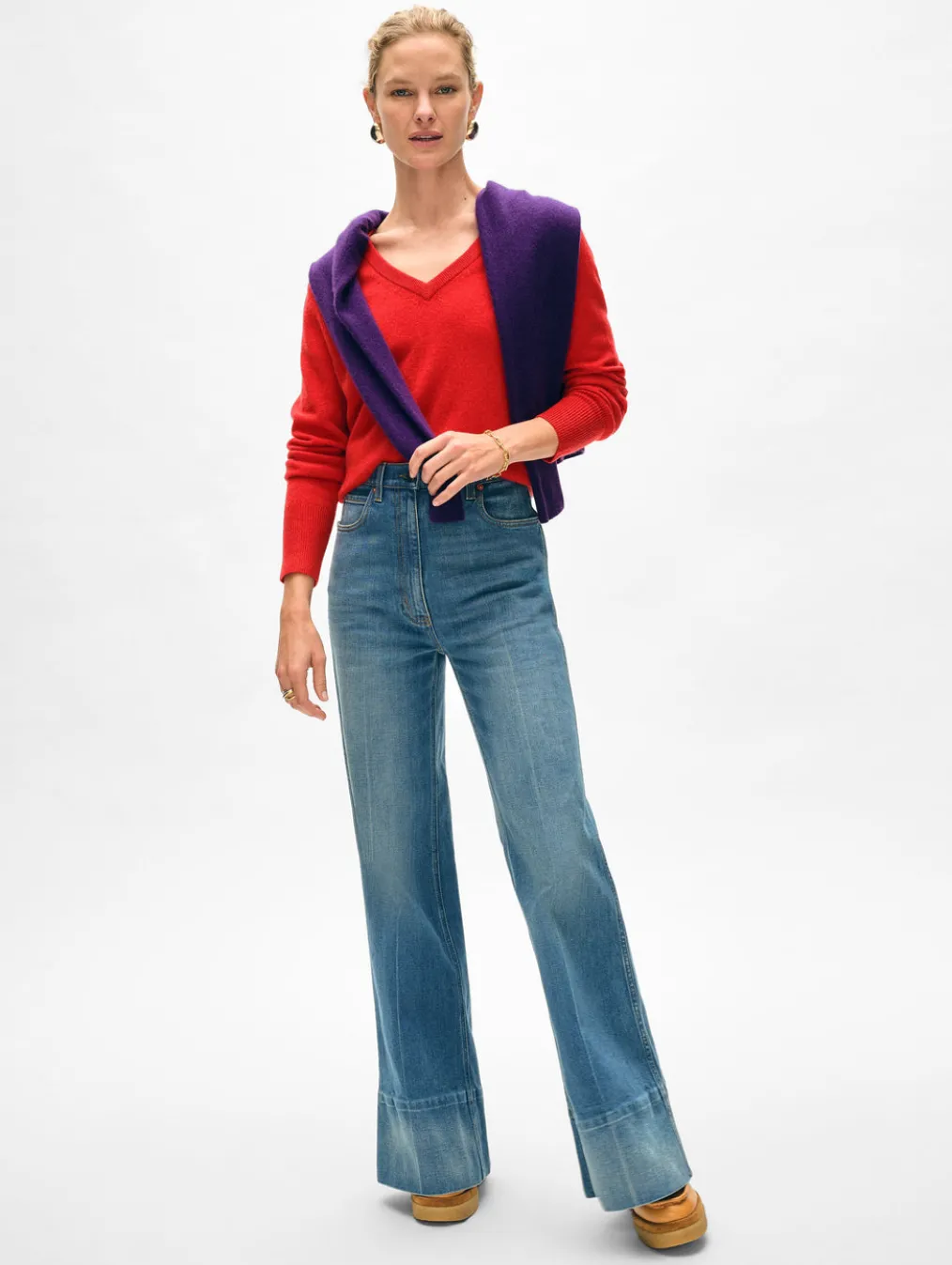 cashmere v neck