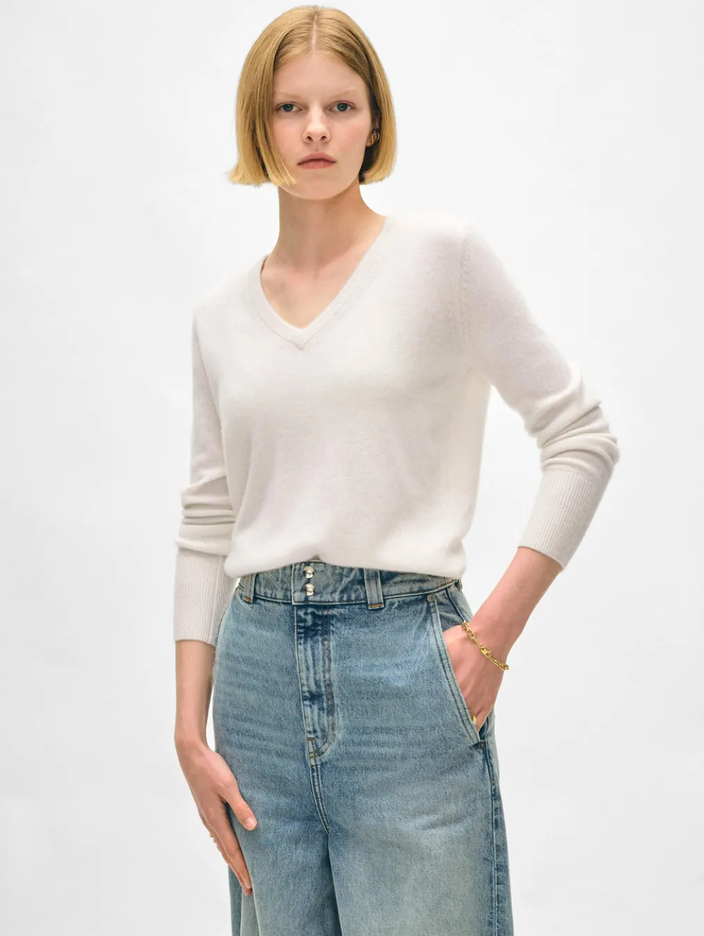 cashmere v neck