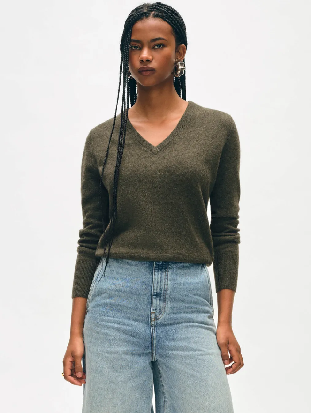 cashmere v neck