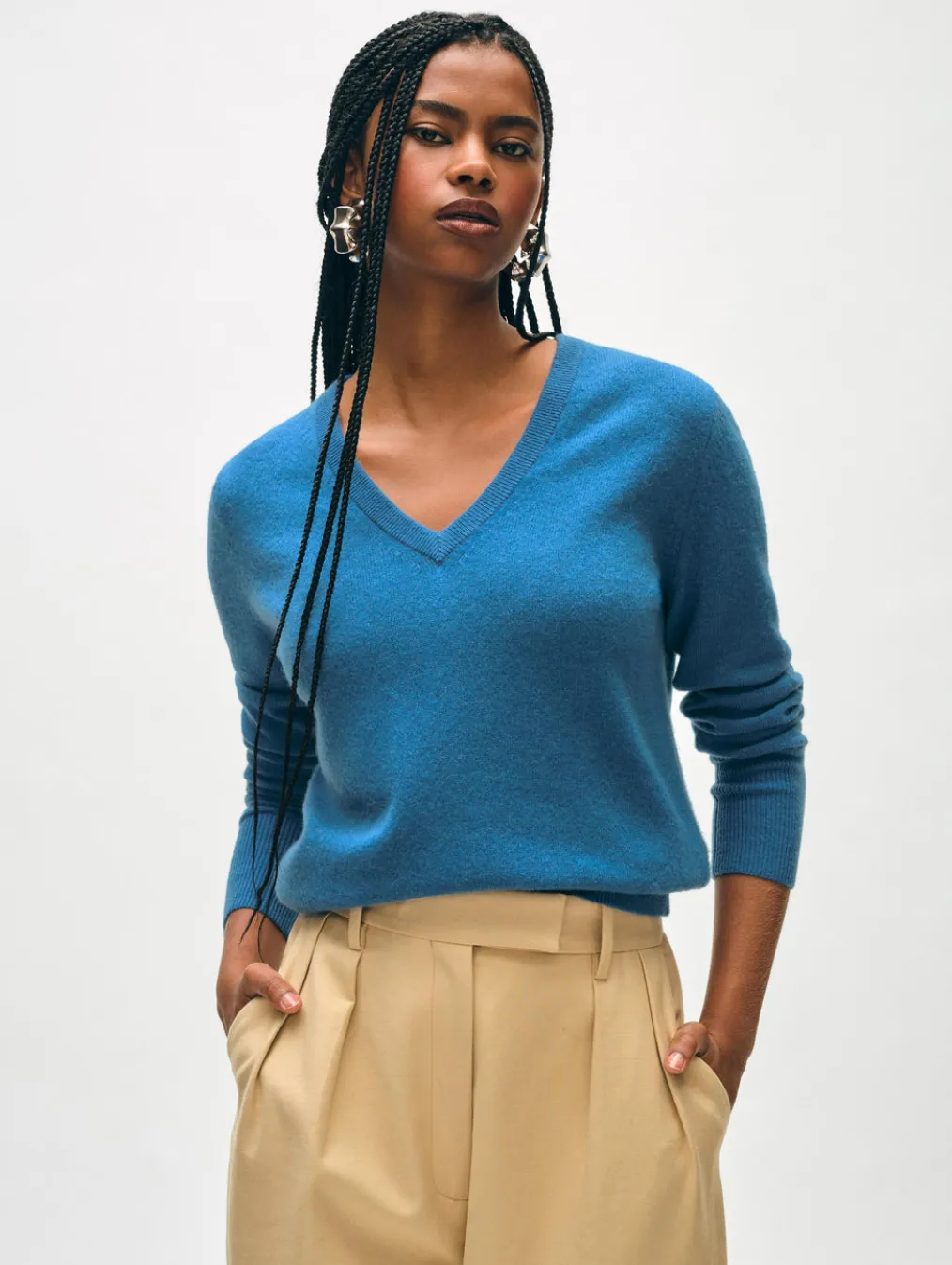 cashmere v neck