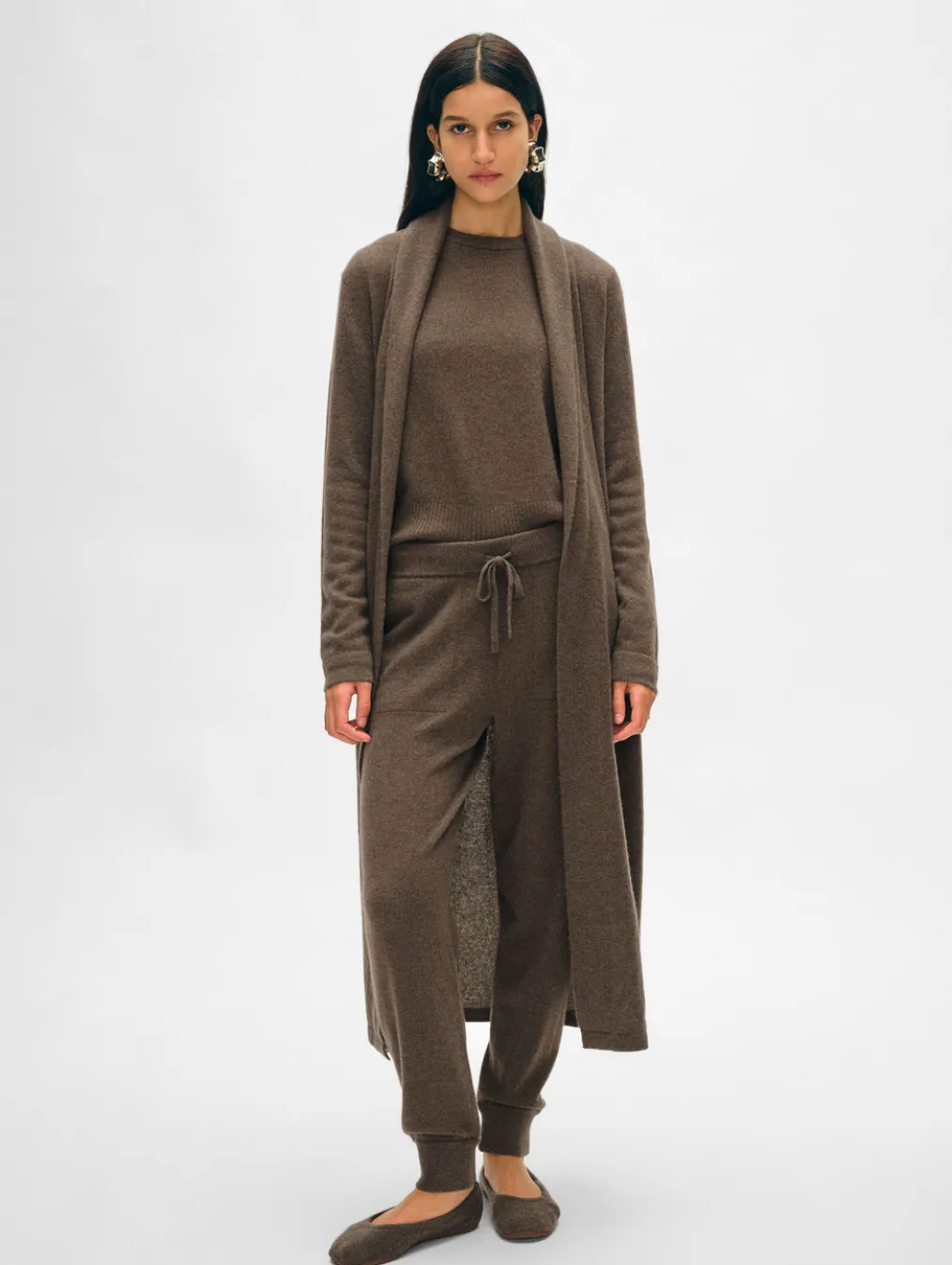 long cashmere robe